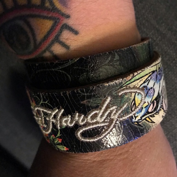 Ed Hardy Jewelry - Ed Hardy leather bracelet